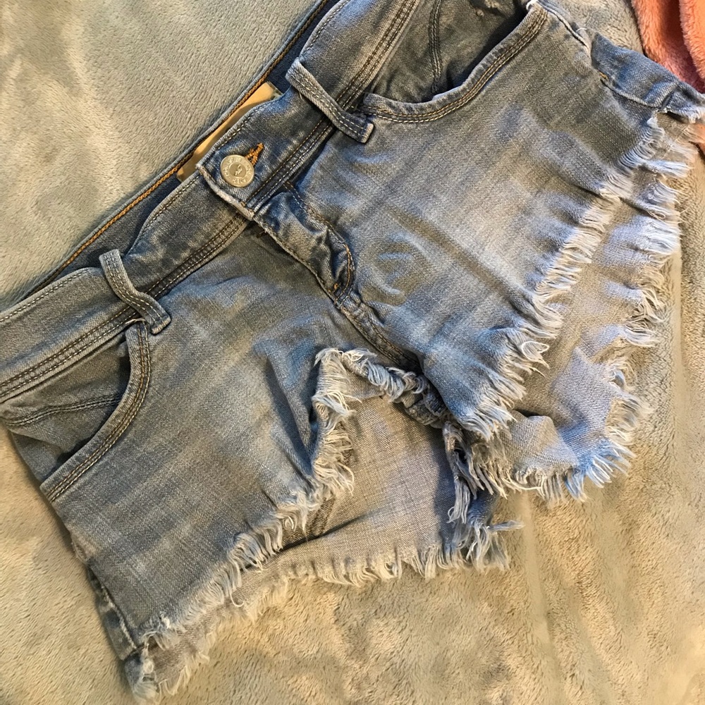 Hollister short short jean shorts